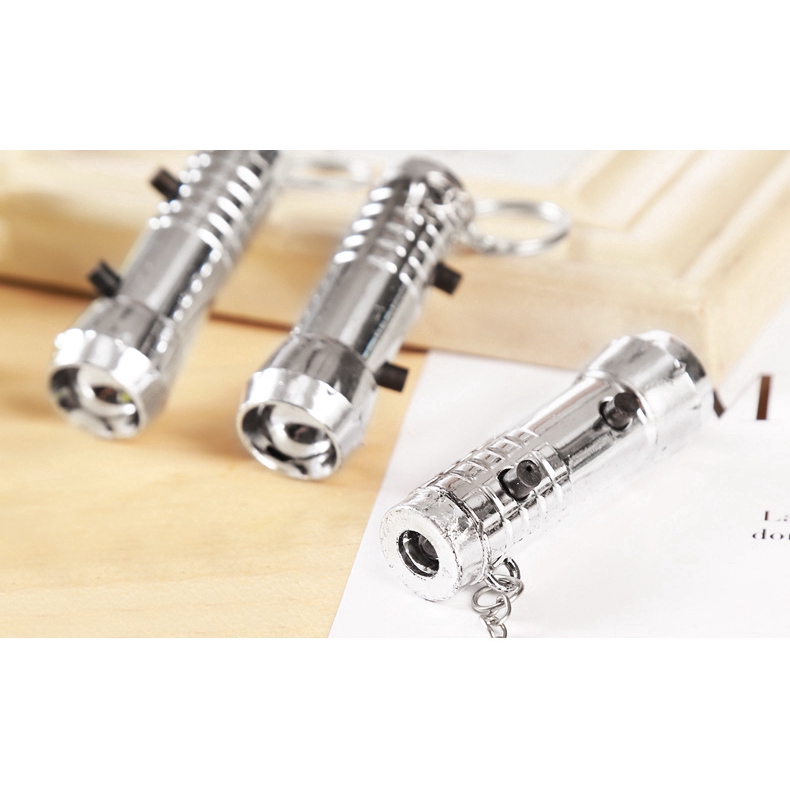 Móc khóa gắn đèn led phát sáng độc đáo thú vị