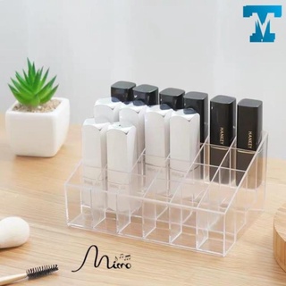 Khay đựng son 24 ô mica cao cấp nhựa dày