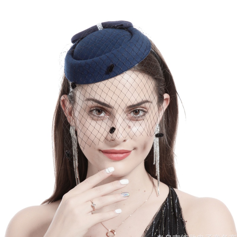 Kẹp Tóc Trang Trí Hình Nón Lưới Thời Trang Cho Nữ