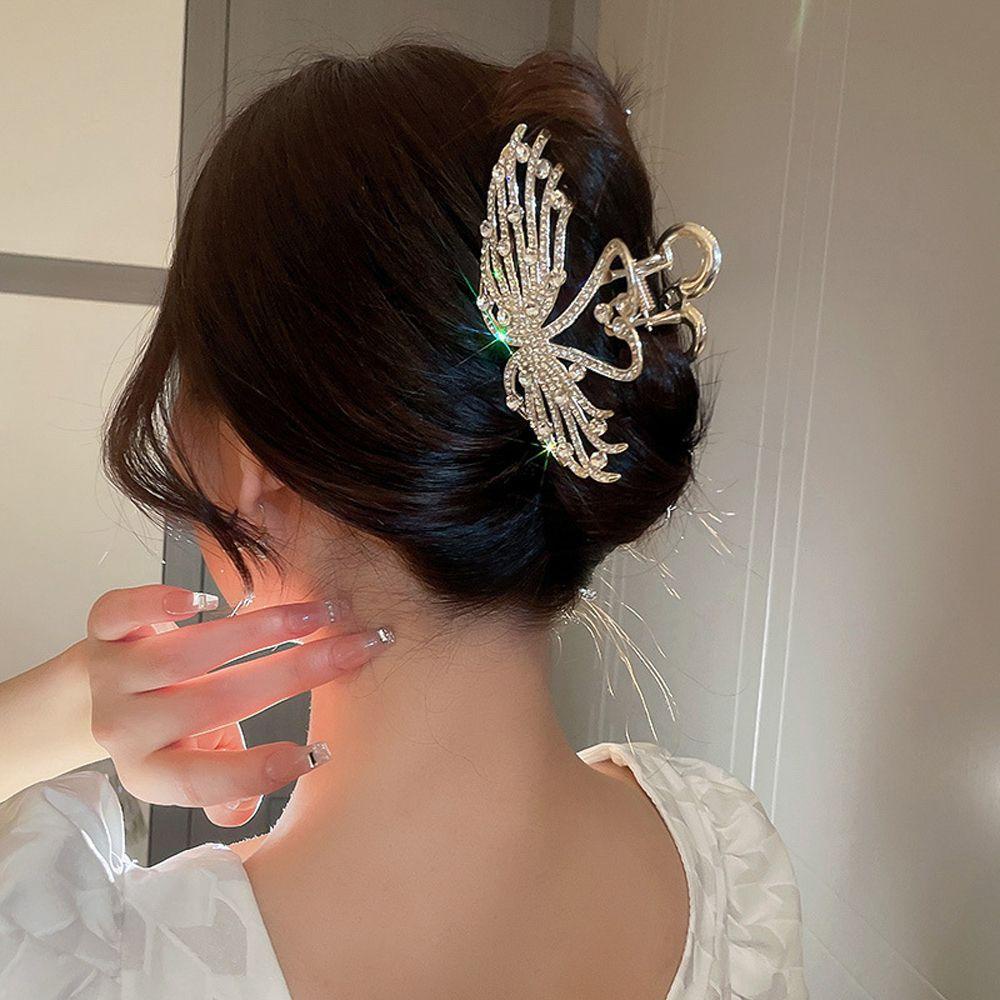 NICKOLAS Kẹp Tóc Hình Cá Mập / Thiên Nga Phong Cách Vintage Thanh Lịch Cho Nữ