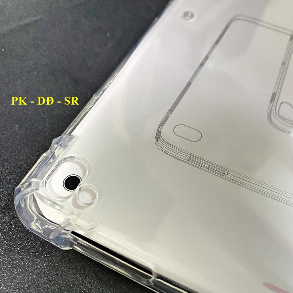 Ốp lưng iPad Pro 12.9 inch 2017 dẻo Trong suốt Chống sốc - Siêu Rẻ