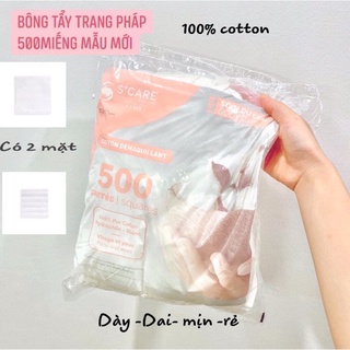 Bông tẩy trang Pháp 500 MIẾNG