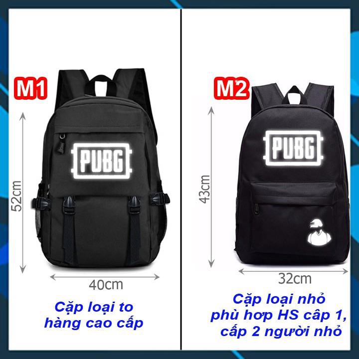 (SALE 50%) cặp PUBG, balo game PUBG, balo phản quang PUBG may 3 lớp