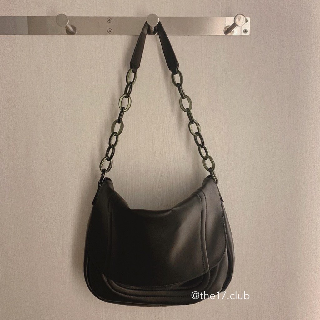 [Có sẵn] LEATHER HANDBAG (The17.club) - TÚI DÂY XÍCH CHẤT DA CAO CẤP