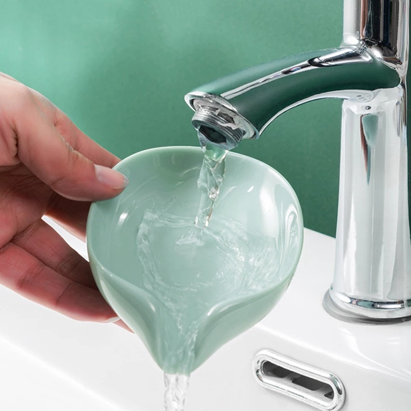 Giá Để Xà Phòng Ráo Nước Có Giác Hút Gắn Tường Không Cần Đục Lỗ Có Thể Tháo Rời Cho Nhà Tắm