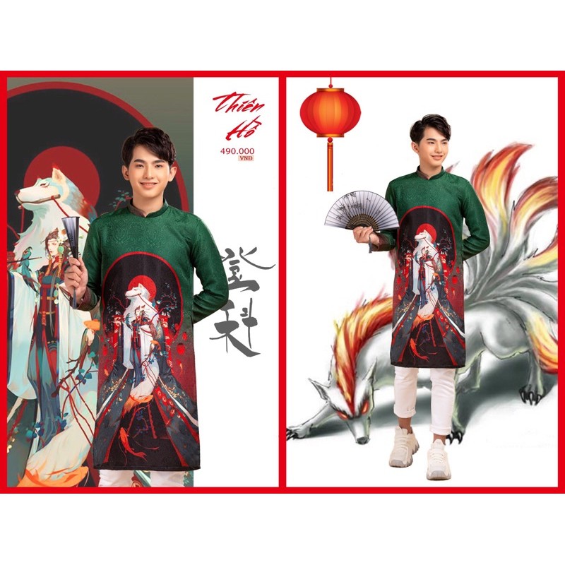 Áo dài cách tân nam 2022