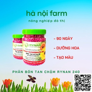 phân bón thông minh, tan chậm rynan 240. hũ 150g
