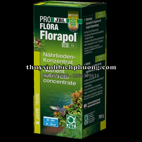 CỐT NỀN JBL FLORAPOL 350gr THẾ HỆ MỚI CÓ THÊM F+ | GIÀU DINH DƯỠNG CHO CÂY THỦY SINH