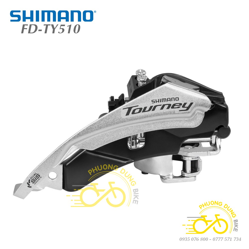 Sang đĩa  xe đạp SHIMANO TOURNEY FD TY510 - Hàng chính Hãng