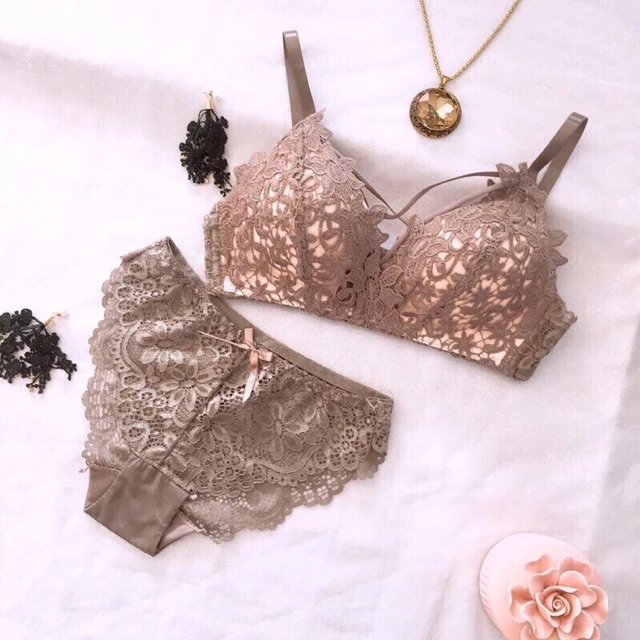 Sét đồ lót - Bộ đồ lót ren mềm cao cấp. Kèm ảnh thật