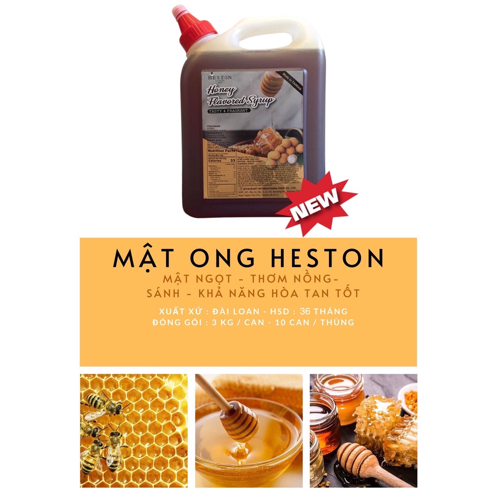 Syrup mật ong Đài Loan hiệu HESTON