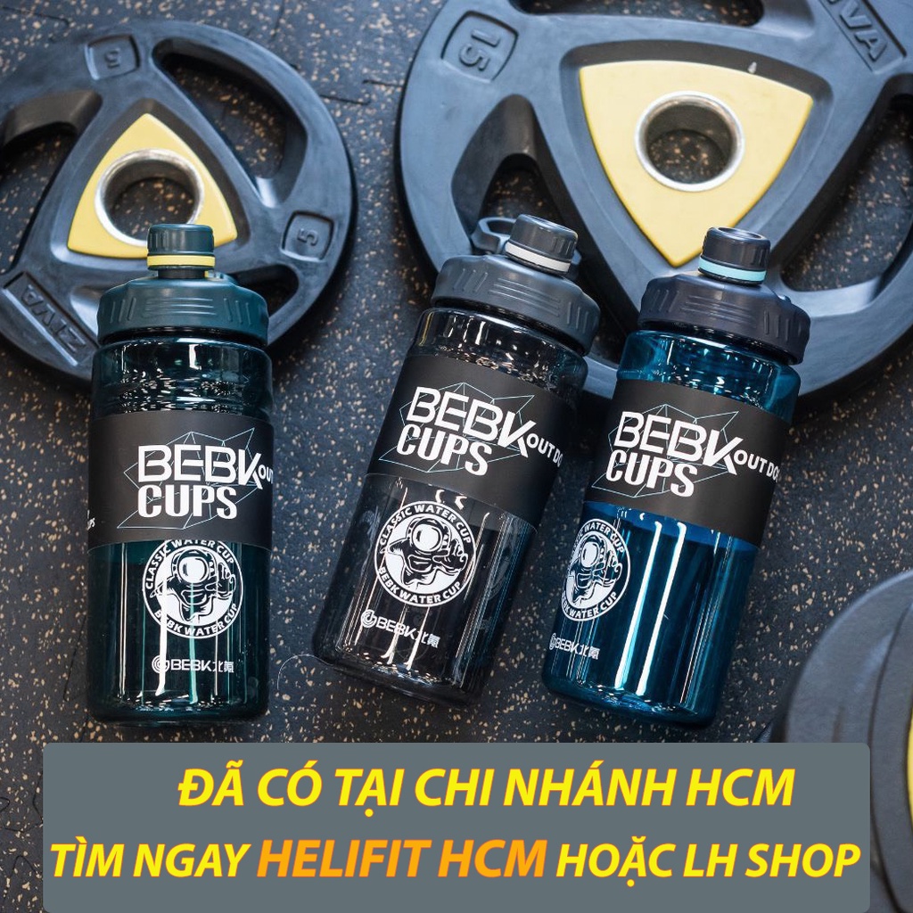 Bình nước tập gym thể thao FITEZY có ống hút cao cấp dung tích 1700ml