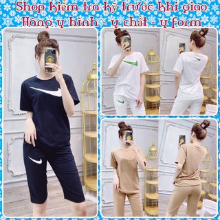 Đồ bộ nữ thun cotton lửng mềm mịn thời trang siêu hot - ảnh thật kèm video