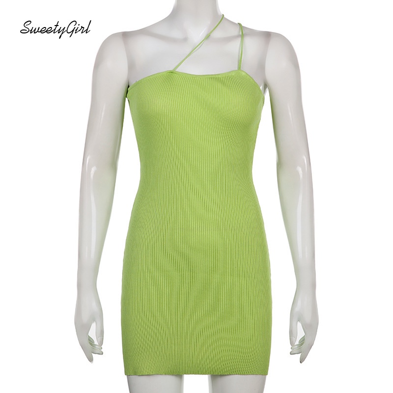 Đầm Ôm Dáng Không Tay Màu Trơn Thời Trang Dành Cho Nữ 2022