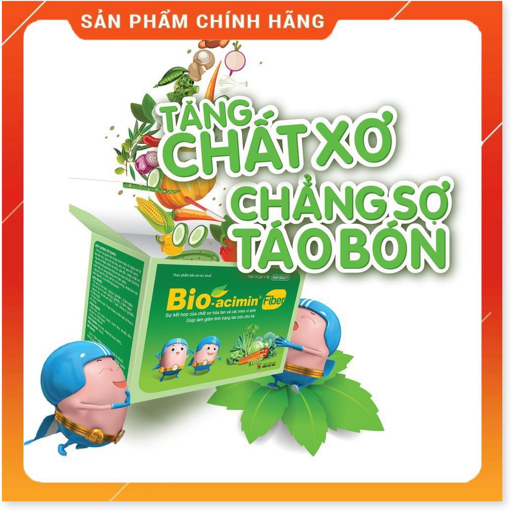 BIO-ACIMIN FIBER MEN TIÊU HÓA BỔ SUNG CHẤT XƠ