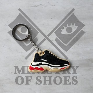Móc chìa khóa Giầy Balenciaga Triple S đen