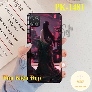 Ốp lưng SamSung Galaxy A12 viền đen in hình Samurai siêu ngầu