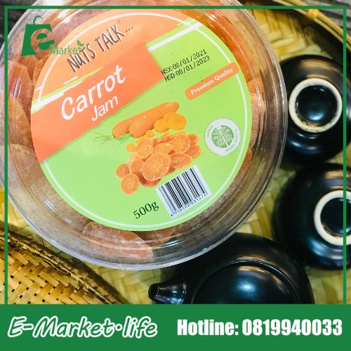 Mứt cà rốt Nutstalk 500 g