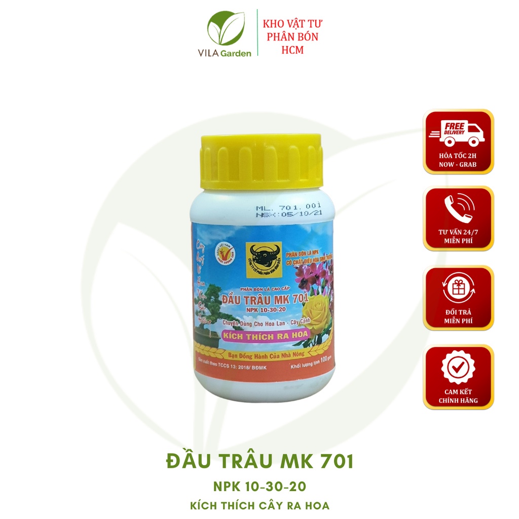 PHÂN BÓN LÁ ĐẦU TRÂU MK 701 - Chuyên dùng cho Lan