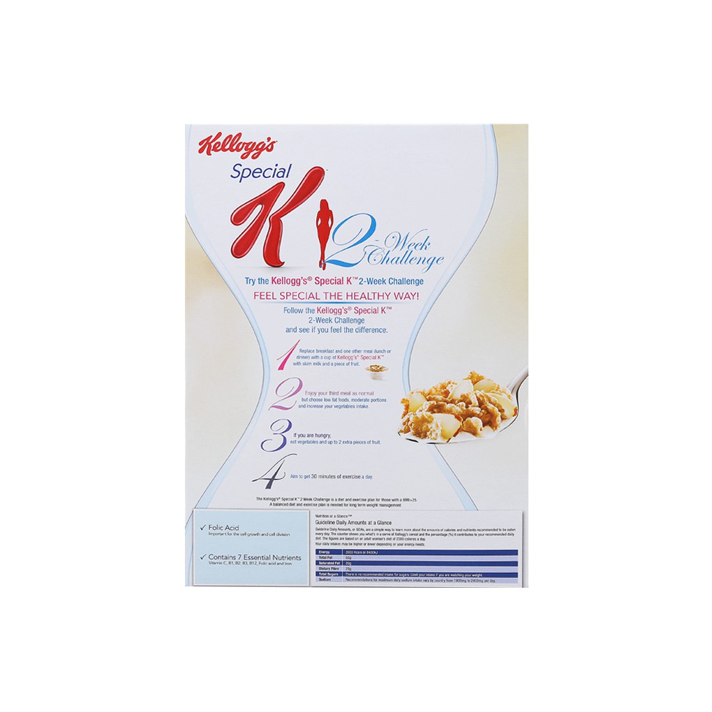 Ngũ cốc ăn sáng Kellogg's Special K Vanilla and Almonds 209g