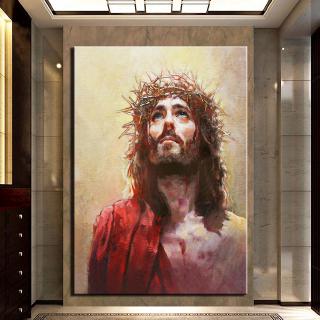 Tranh trừu tượng hình chúa Jesus trang trí nội thất