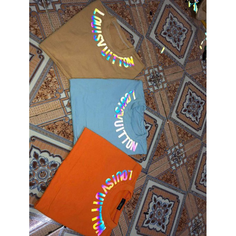 Áo phông lovuis vòng cổ phản quang💘Chất cotton mềm mịn💘Form thụng tay lỡ💘kiểu dáng unisex | BigBuy360 - bigbuy360.vn