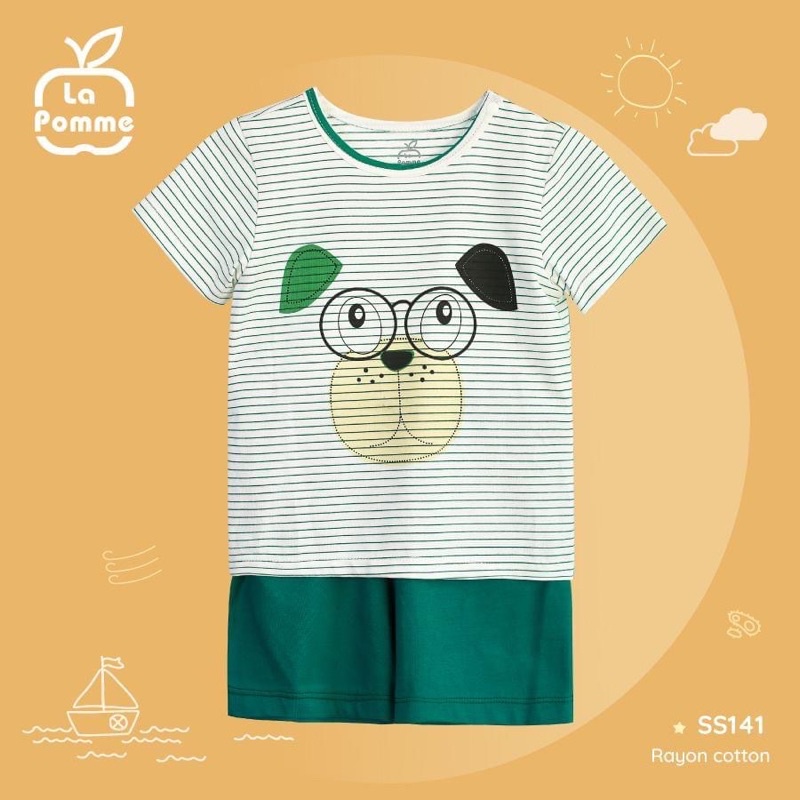 [La Pomme] BỘ TAY NGẮN CÚN CƯNG La Pomme Scooby