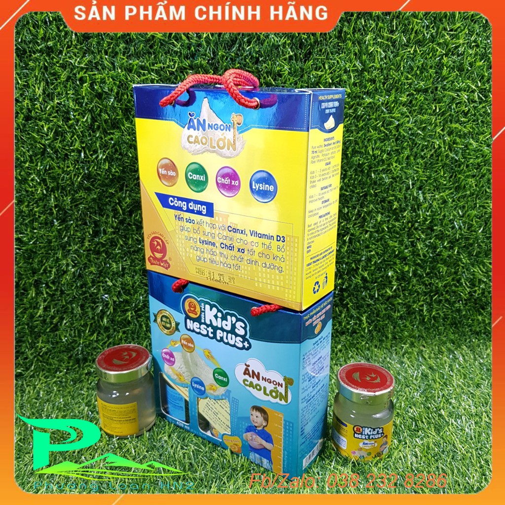 Nước yến Kid's Nest Plus+ Hộp 6 hũ x 70ml