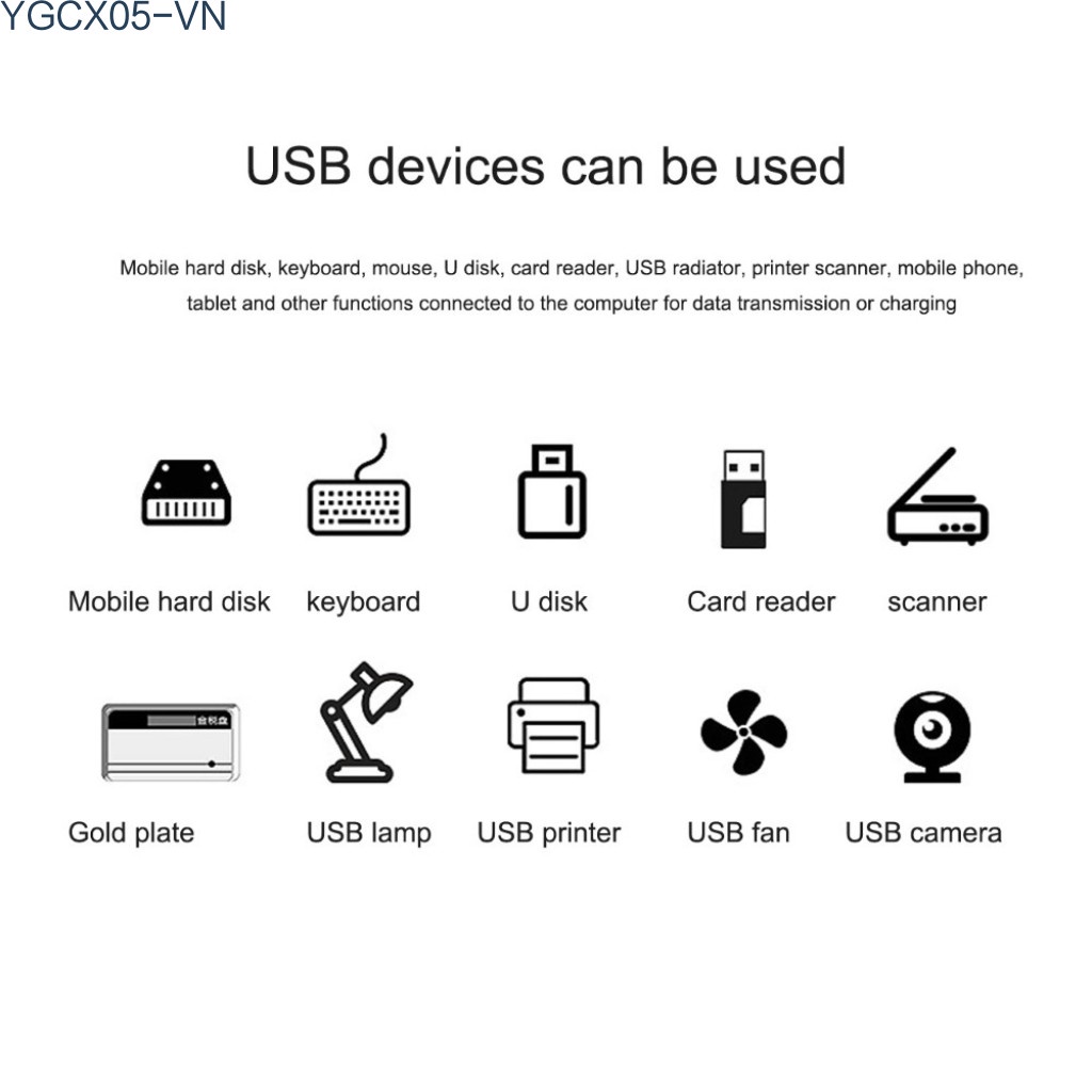 Hub Chia 4 Cổng Usb 3.0 Tốc Độ Cao Cho Máy Tính Laptop | BigBuy360 - bigbuy360.vn