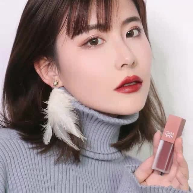 Set 5 son kem vuông Hold Live orchid love matte lip chính hãng Holdlive nội địa Trung HL270 * Mỹ phẩm CH T1T