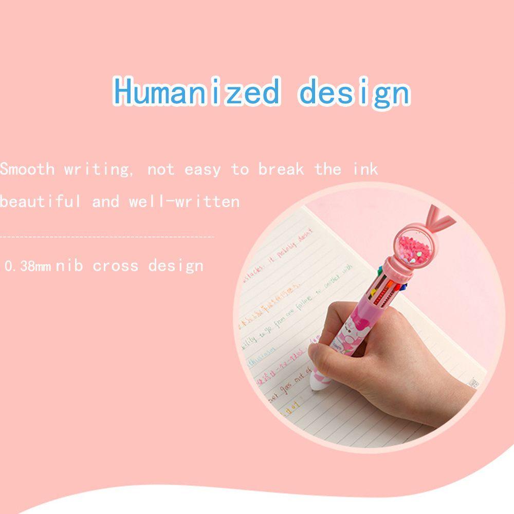 Bút Mực Gel 3D Họa Tiết Thỏ Hoạt Hình Dễ Thương