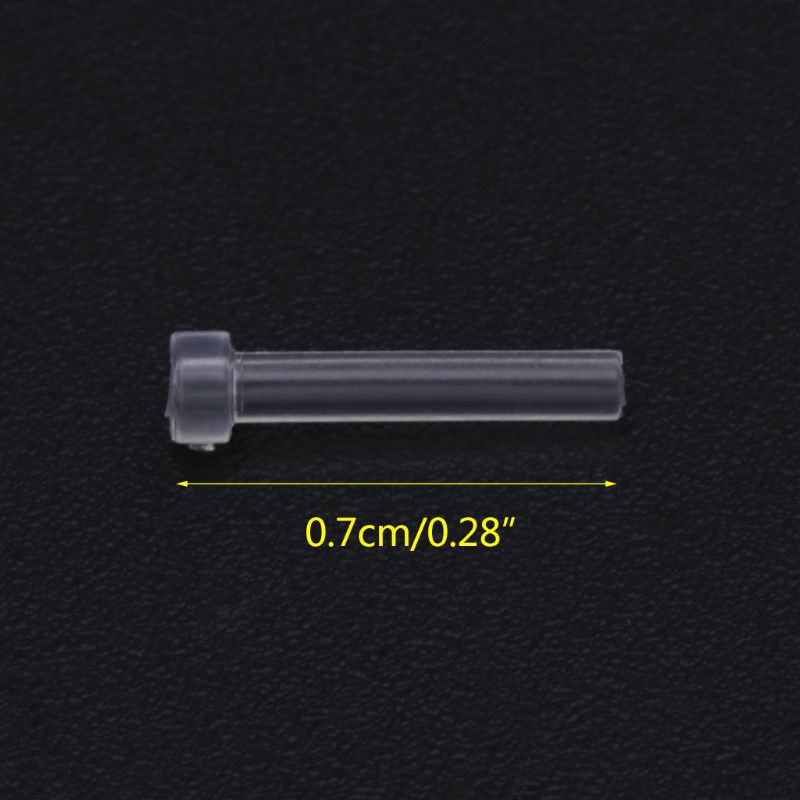 Bộ 10 ống nhựa bọc Khuyên tai chống dị ứng