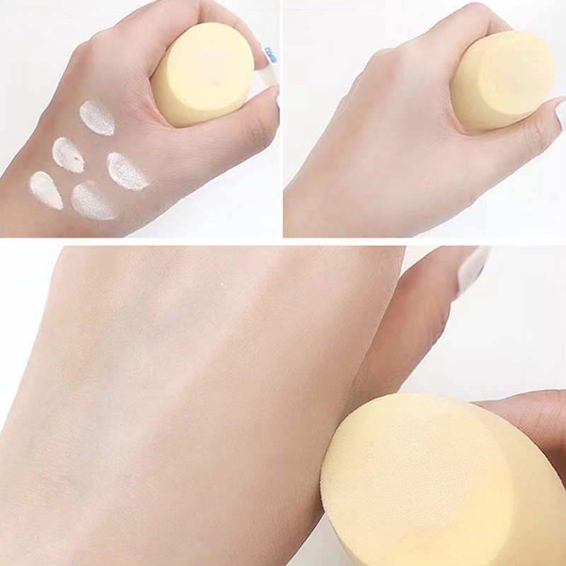 Set 4 Mút Trang Điểm Siêu Mềm Hình Trứng Gấu Hoạt Hình Có Thể Sử Dụng Dạng Ướt Và Khô