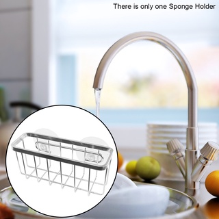 Solid Home Wall Mounted Restaurant Suction Cup Heavy Duty Kitchen Sink Easy Install No Drilling Sponge Holder