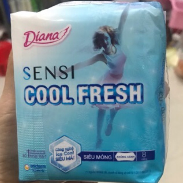 GÓI BĂNG VỆ SINH SENSI COOL KHÔNG CÁNH BẠC HÀ