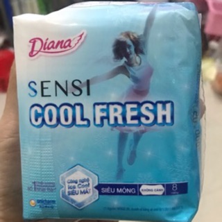 GÓI BĂNG VỆ SINH SENSI COOL KHÔNG CÁNH - CÓ CÁNH BẠC HÀ