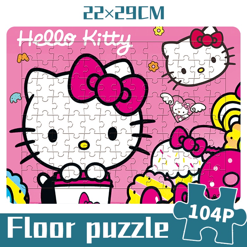 Bộ đồ chơi xếp hình gồm 104 mảnh hình chú heo xinh xắn