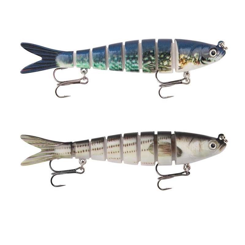 Mồi câu cá giả 8 đoạn 13.5cm 23g bằng nhựa cứng