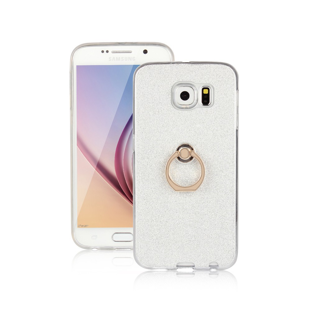 Ốp điện thoại kim tuyến phối nhẫn đỡ đứng cao cấp cho Samsung Galaxy E5 E7 G710
