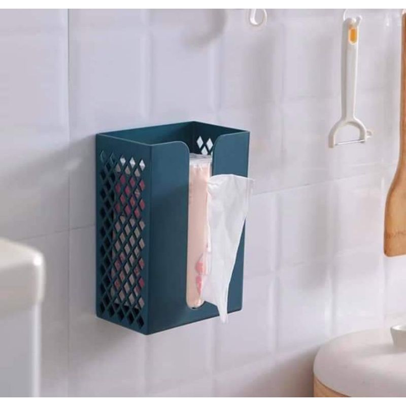 Hộp đựng khăn giấy dán tường tiện dụng 19x12x8cm ,có khe rút,,,
