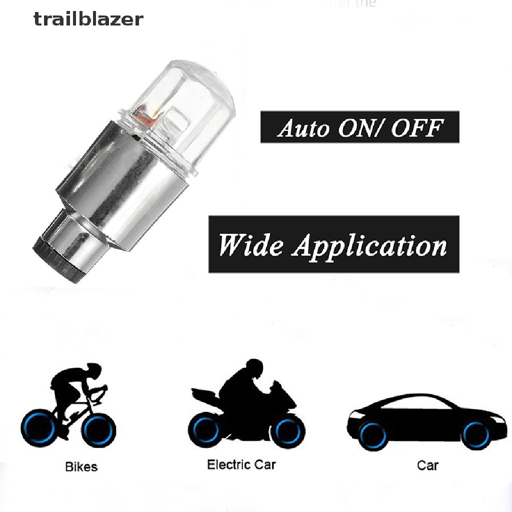 Đèn LED Gắn Van Bánh Xe Hơi / Xe Máy / Xe Đạp Tiện Dụng