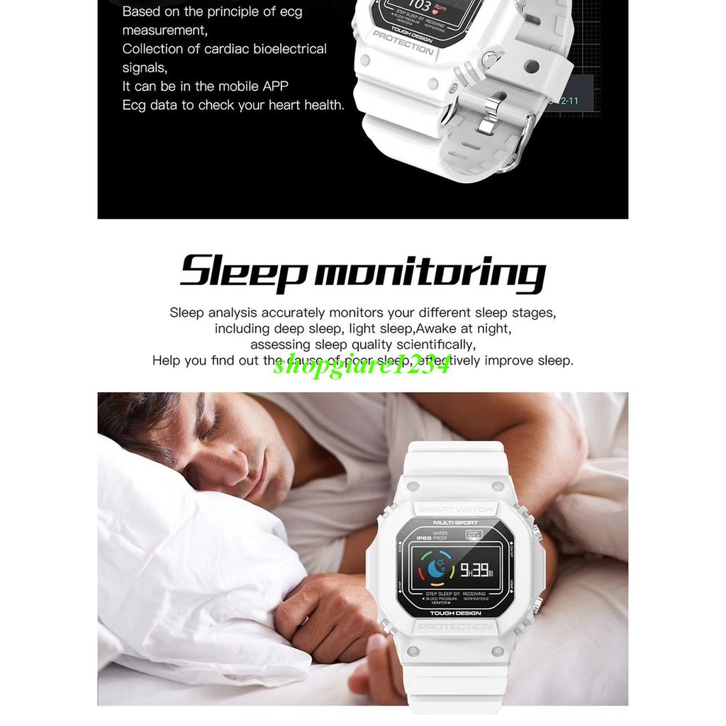 Đồng hồ thông minh thể thao Smartwatch X12 - Đo Nhịp Tim, Chống Nước Chuẩn IP67