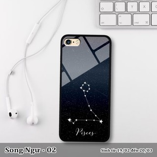 Ốp lưng kính 3D iPhone 6 Plus cung hoàng đạo