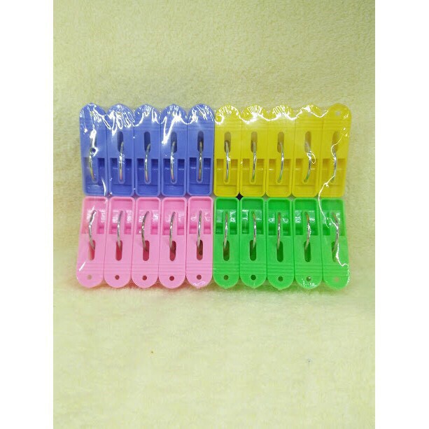 set 30 kẹp nhựa kẹp quần áo