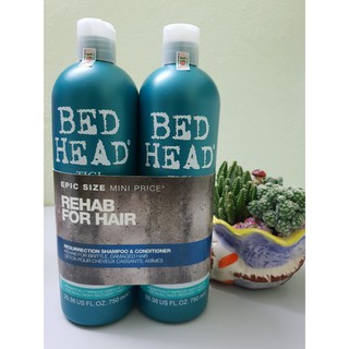 (thanh lý) 2 CHAI DẦU XẢ TIGI XANH 750ML