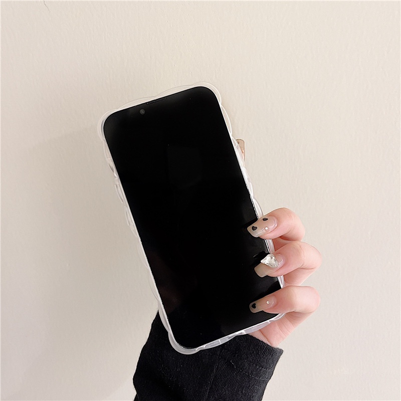 Ốp Điện Thoại Hình Thỏ Hoạt Hình Cho iphone 13Promax 12 / 11 / xs / 6 / 7 / 8 / PLUS / 14MAX