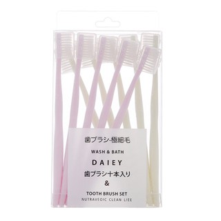 Combo 10 bàn chải đánh răng MUJI nhựa lúa mạch