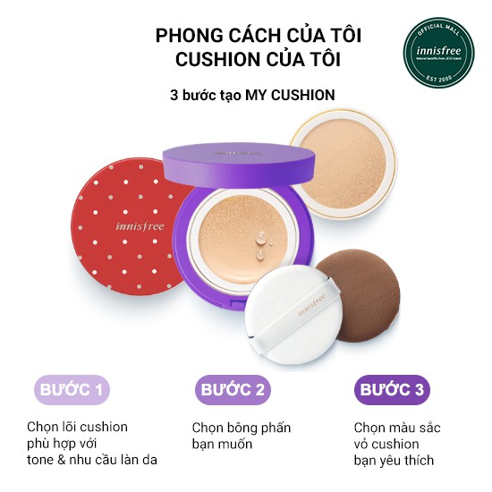 Bông mút trang điểm phấn nước innisfree Air Magic Puff (1 Mút)