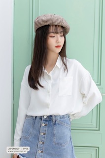 ÁO SƠ MI TRẮNG TRƠN HỌC SINH