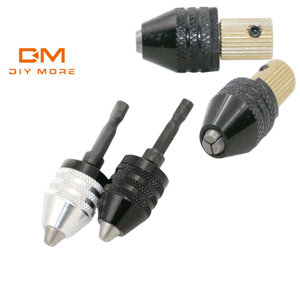 DIYMORE Đầu chuôi gắn lục giác 0.3-6.5mm 2.3mm 3.17mm gắn mũi khoan chất lượng cao